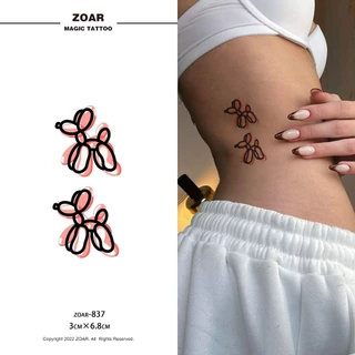 !!ส่งจากไทย!! มาในรูปแบบสีสันสดใส จี๊ดจ๊าดกระแทกใจ รอยสักกันน้ำ cute tattoo สติกเกอร์รอยสักสีสันสดใส ติดทนนาน ไม่หลุดลอก