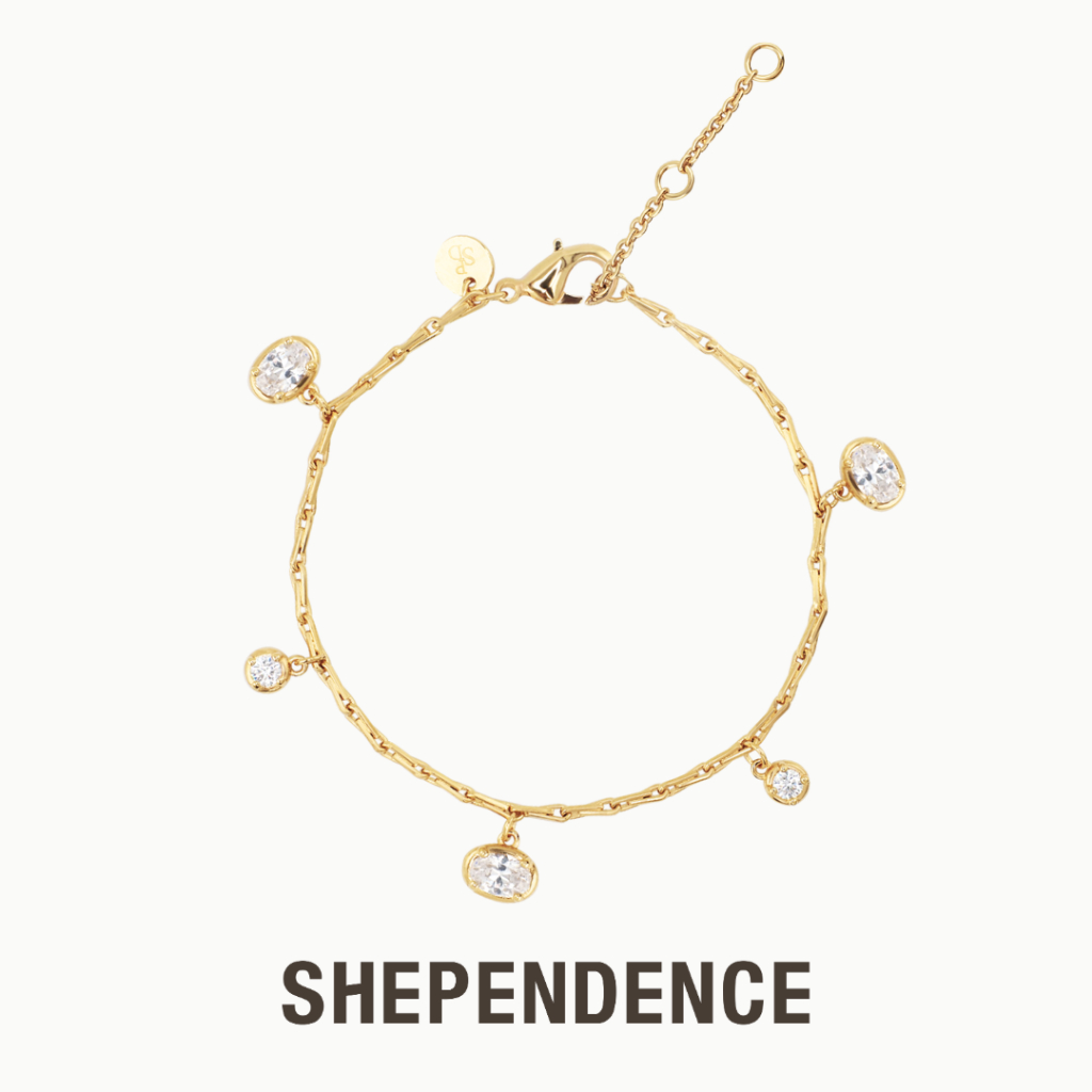 SHEPENDENCE สร้อยข้อมือ Luxe Nora ประดับคริสตัล