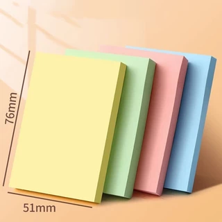 🌈 กระดาษโน๊ตกาวในตัว Sticky Note 💕 โทนพาสเทล 100 แผ่น ✨ กระดาษโน้ตสีสวยใส เพิ่มความสดใสโต๊ะทำงาน