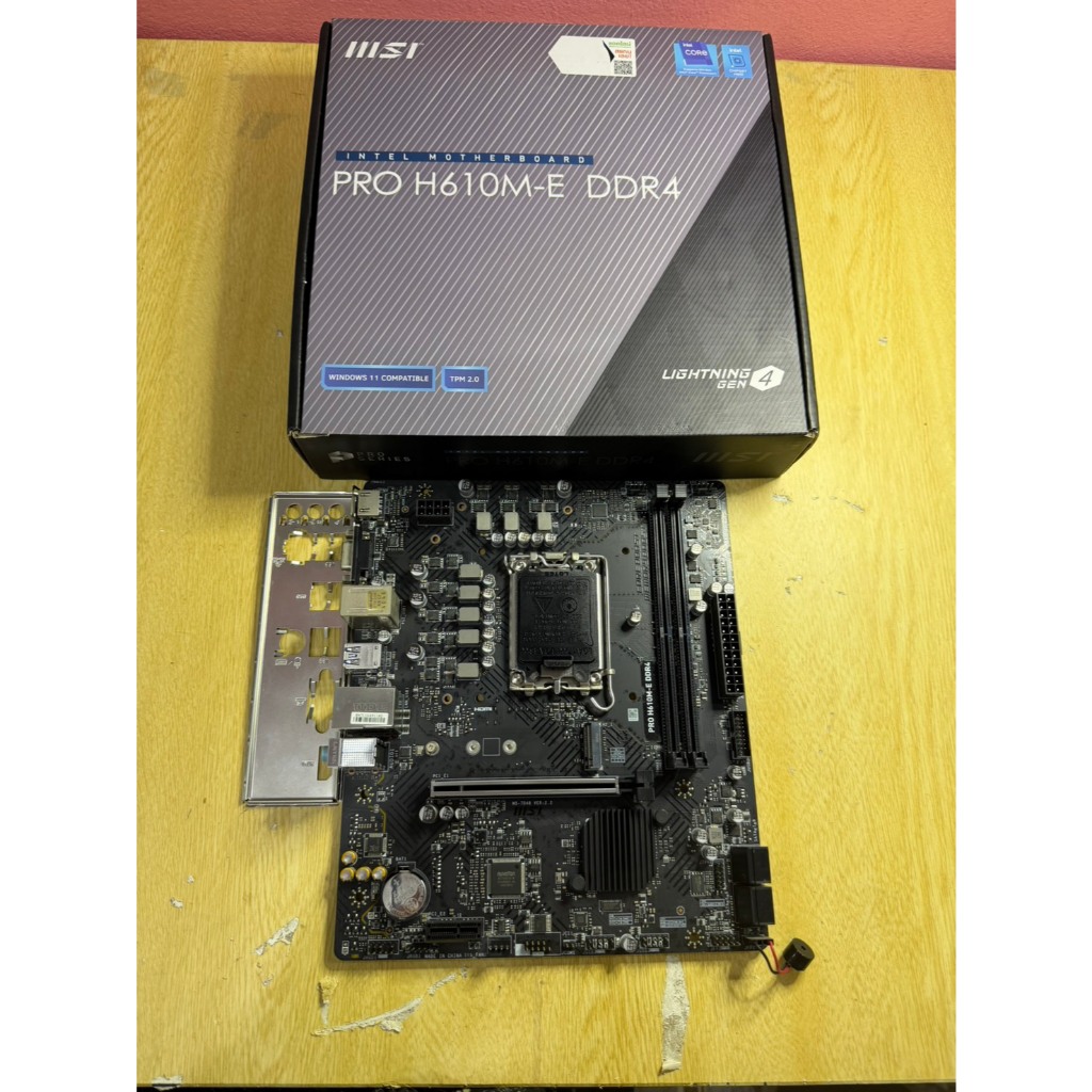 ขายMBมือสอง MSI PRO H610M-E DDR4 LGA1700