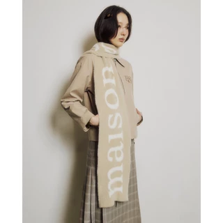 maison KEEPS | maison Logo Knitted Scarf | ผ้าพันคอ