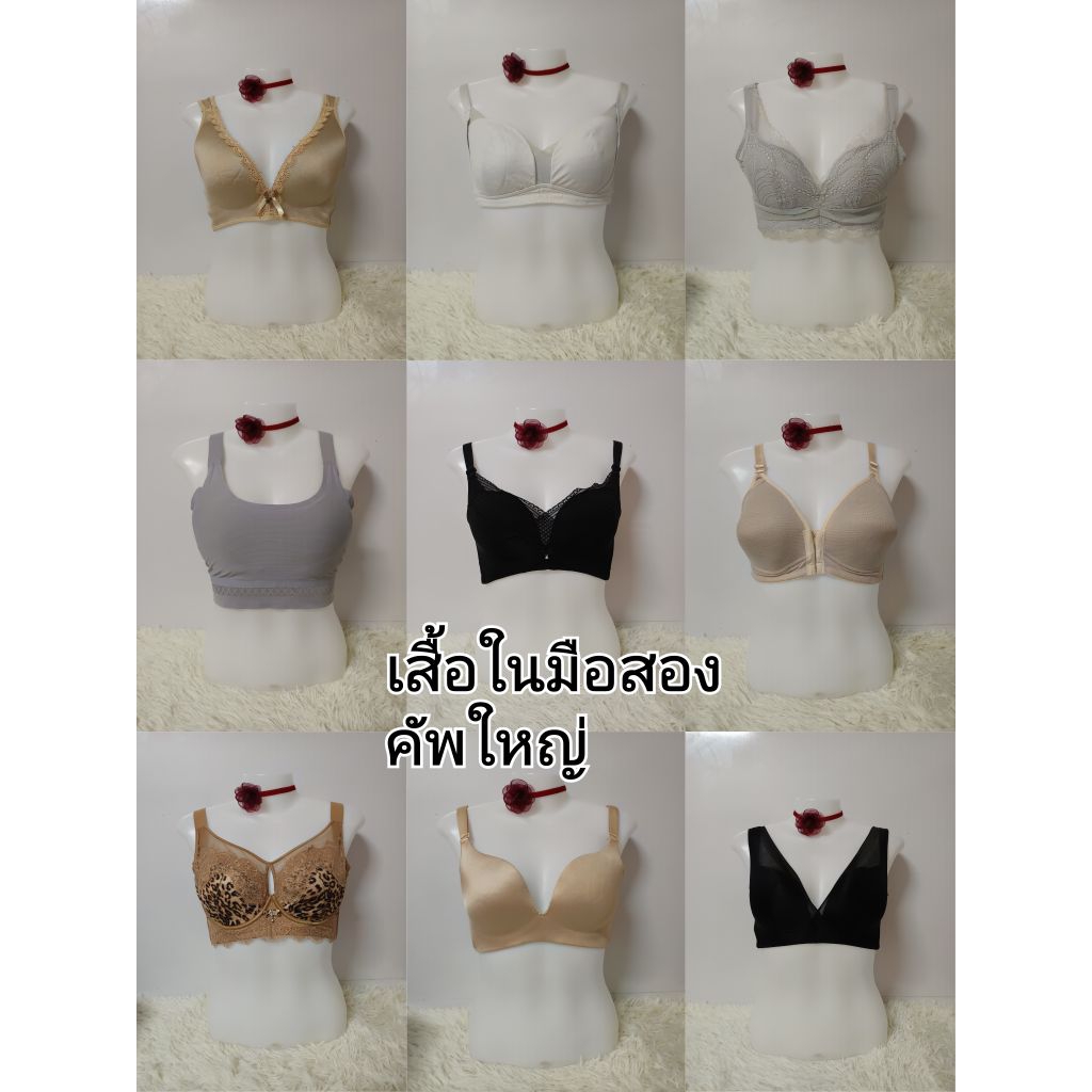 เสื้อในญี่ปุ่นมือสอง คัพใหญ่ D E ราคาถูก สภาพ 60-95% up date18/05/69