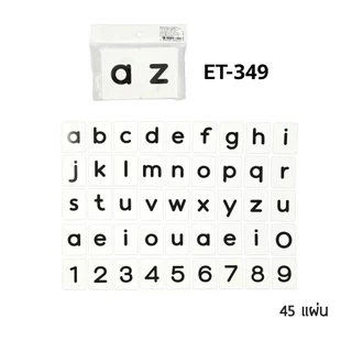 OST บัตรคำ Flashcards พยัญชนะ ก-ฮ / สระ / A-Z / a-z / 0-9 เครื่องหมายคณิตศาสตร์ เสริมทักษะการเรียนพยัญชนะ สระ คณิตศาสตร์