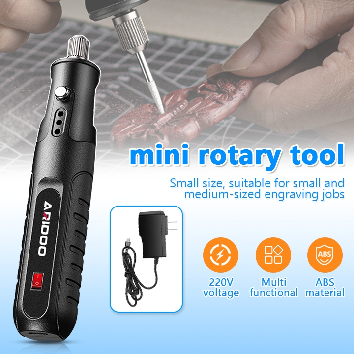 【ส่งจากไทย】เครื่องเจียร์ เครื่องเจียร์ mini 18W ปรับความเร็วไม่ได้ เครื่องเจียร์ไฟฟ้า เครื่องเจียรไฟฟ้า ขัด เจาะ