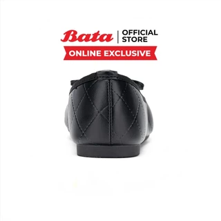 Online Exclusive Bata บาจา รองเท้าบัลเล่ต์แบบสวม สำหรับผู้หญิง สีเบจ 5318296 สีเทาเงิน 5311296 สีดำ 5316296