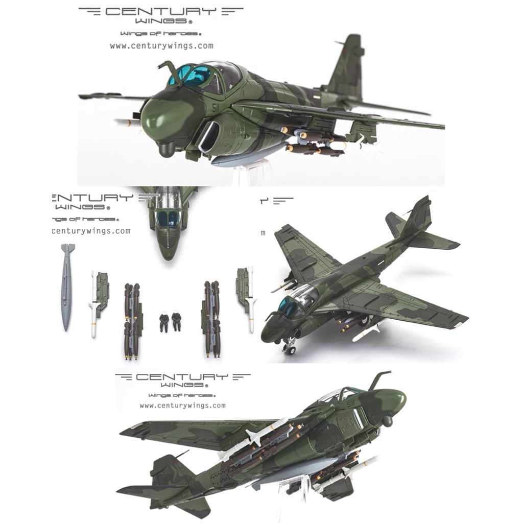 【Pre-Order】Century Wings 1:72 – A-6E Intruder “VA-165 Boomers NG511” (1990) – CW001648 🦅🇺🇸 “เจ้าแห่ง