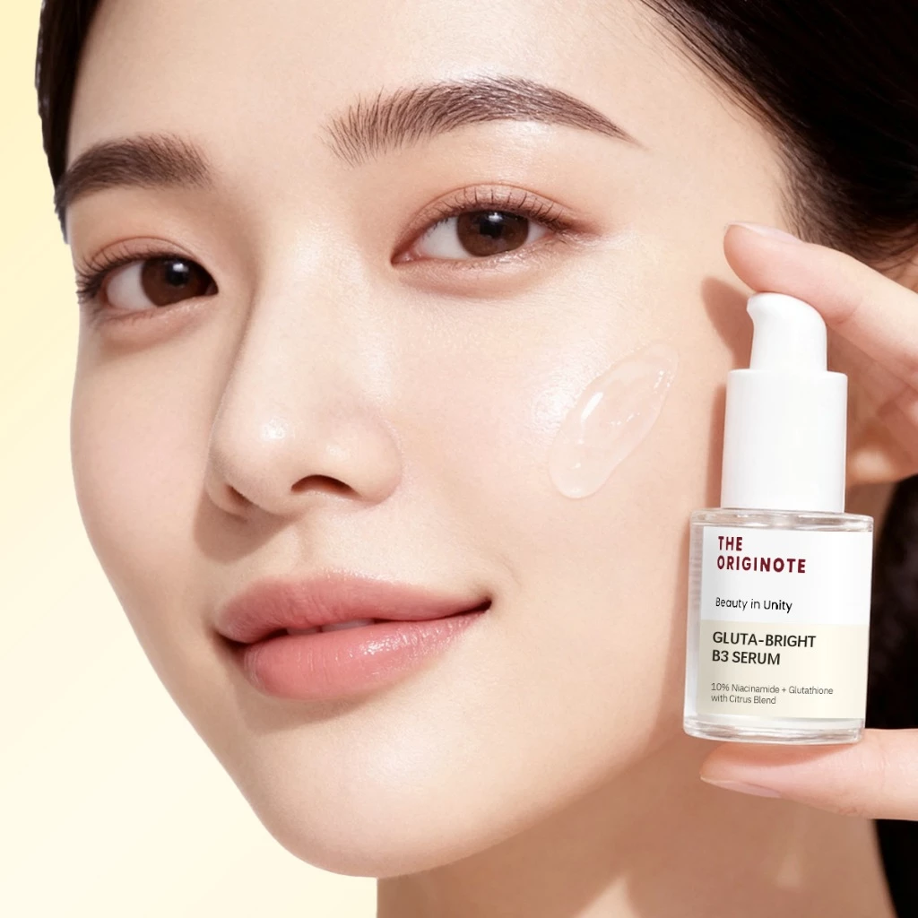 [แพ็ค] The Originote Gluta Bright B3 Serum 20ml, เซรั่มที่ประกอบด้วยวิตามิน B3 สามารถปรับผิวให้ขาวและกระจ่างใสขึ้น thumbnail 6