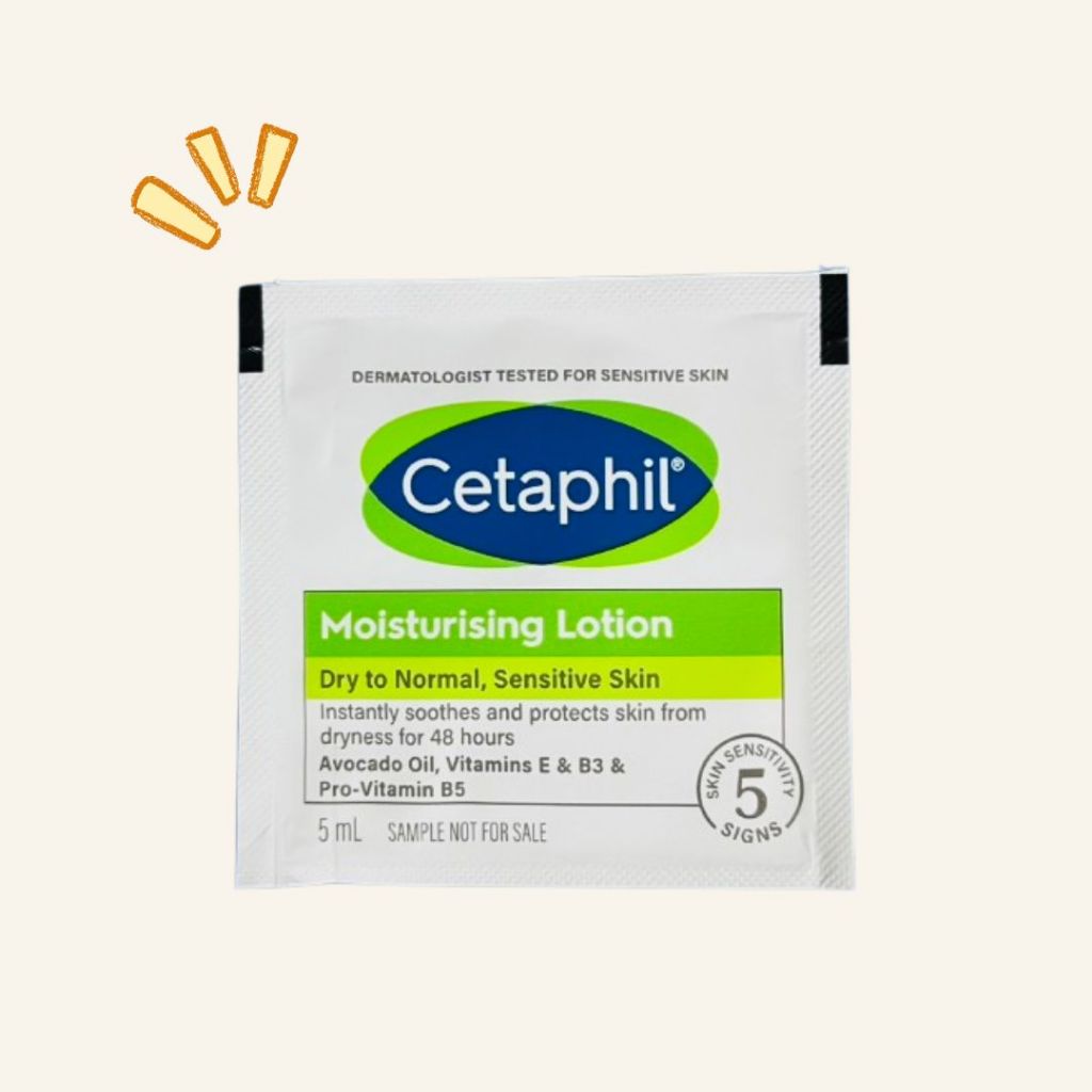 [สินค้าแถม ห้ามกดสั่ง] Cetaphil Moisturising Lotion ขนาดทดลอง 5ml.