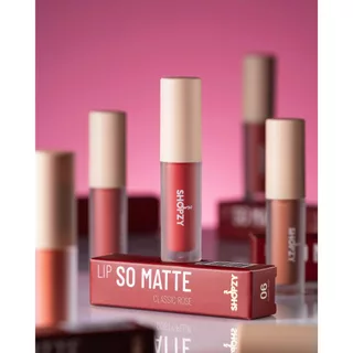 SHOPZY LIP SO MATTE ลิปแมท ลิปแมตต์ ลิปโซแมทช็อปซี่! สีสวยชัด ติดทน กันน้ำ ไม่ตกร่อง ดูชุ่มชื้น ราคา 89.- (ปกติ 199.-)
