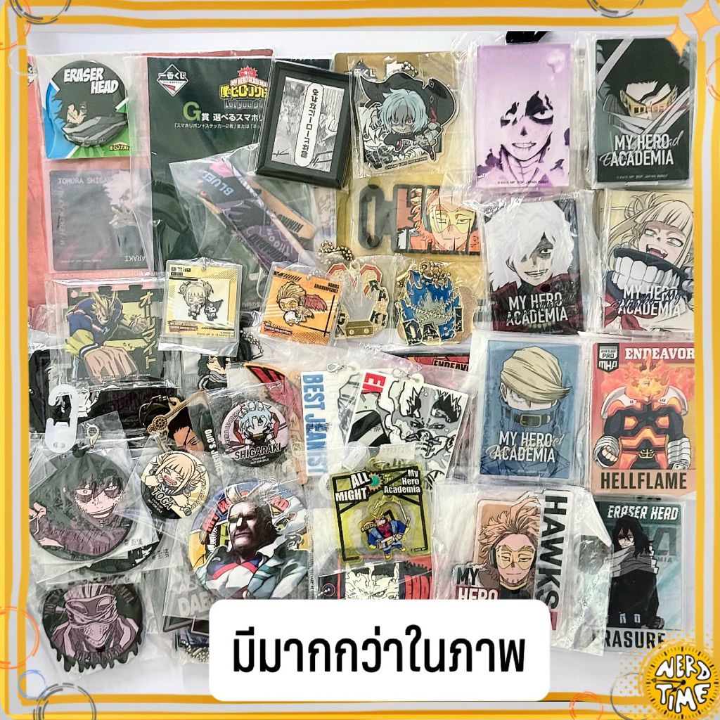 [New✨Nov 25] [2/4] การ์ด เข็มกลัด พวง My Hero Academia มายฮีโร่ Le million Almight villian toga dabi tomura ออลไมต์ mha