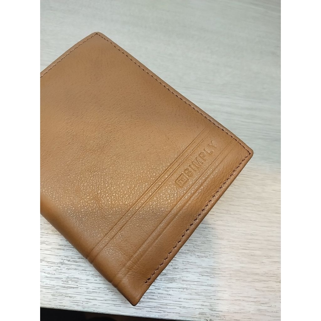 กระเป๋าสตางค์หนังแท้ ใบสั้นแนวตั้ง แบรนด์แท้ TW SIMPLY งาน Seal💥