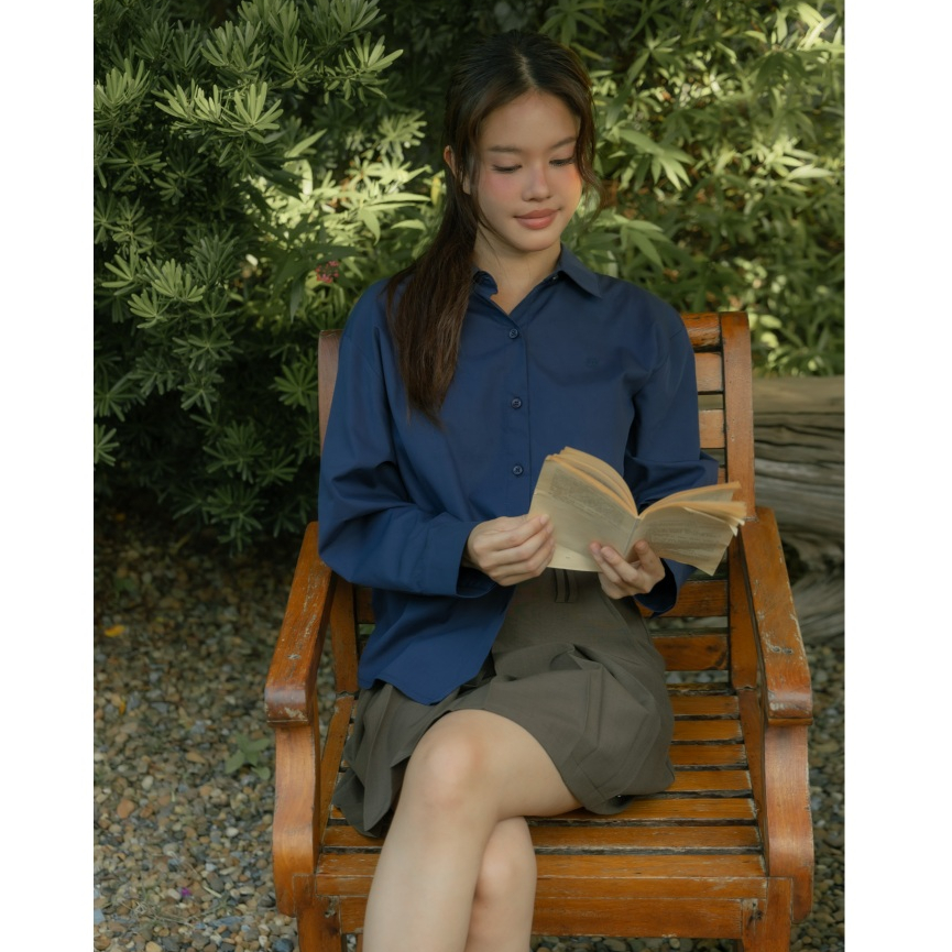 avo เสื้อเชิ้ตทรงเข้ารูปเชิ้ต mapon Slimfit Shirt - รูปที่ 2