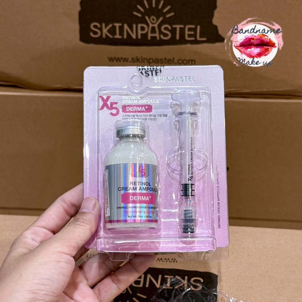 💗 SKINPASTEL X5 Derma Cream Ampoule – Pink (Moisture & Glow)