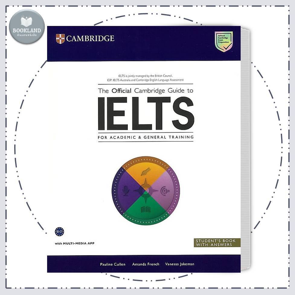 หนังสือ OFFICIAL CAMBRIDGE GUIDE TO IELTS SB  #BookLandShop