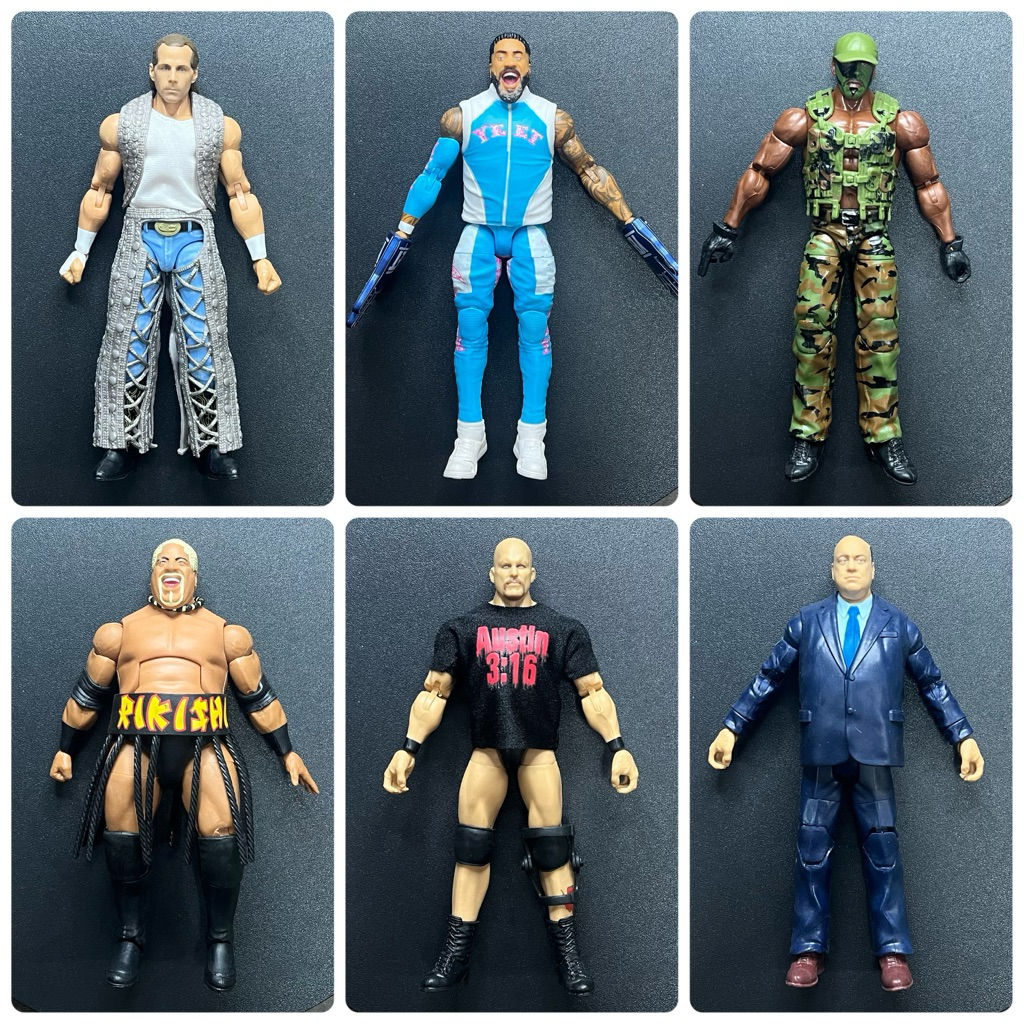 โมเดลมวยปล้ำ สูง 6-7 นิ้ว รุ่น Elite 7