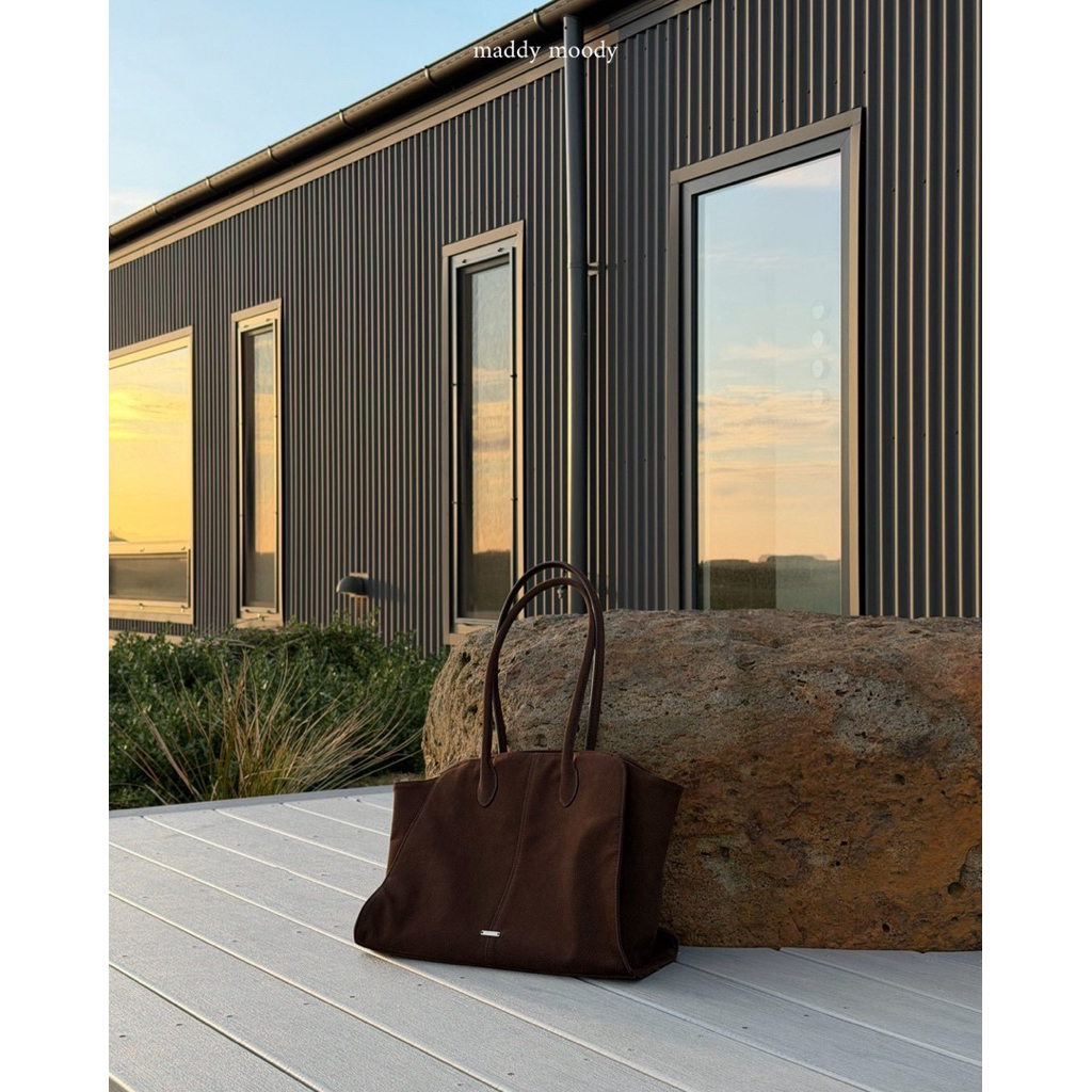 mdmd | ember bag กระเป๋าสะพาย unisex หนัง suede (vegan leather)