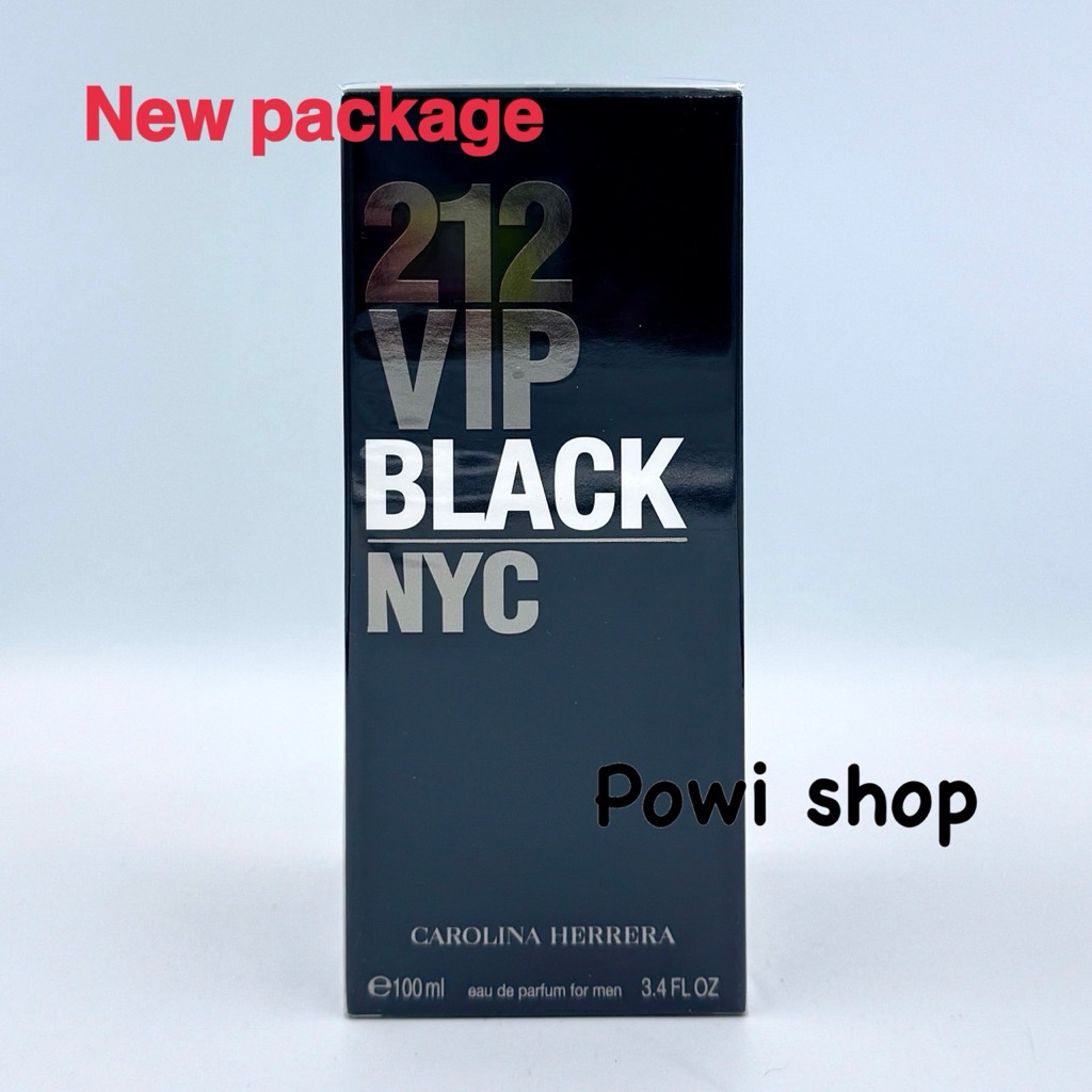 แท้กล่องซีลCarolina Herrera 212 VIP Black EDP 100 ml.