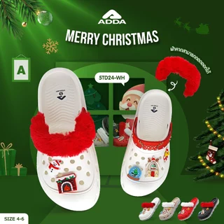 ADDA 2density แบบสวมหัวโต สำหรับผู้หญิง Christmas รุ่น 5TD24WH (ไซส์ 4-7)