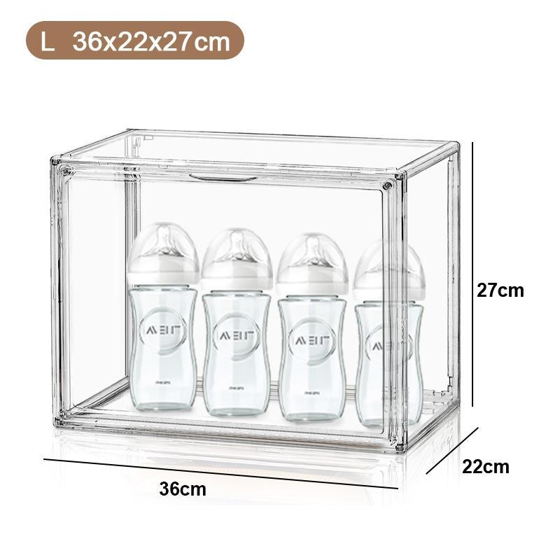 ที่ใส่ขวดพลาสติก กล่องเก็บขวดนมเด็ก กล่องเก็บของใช้เด็ก ความจุขนาดใหญ่ 4ชั้น - รูปที่ 3