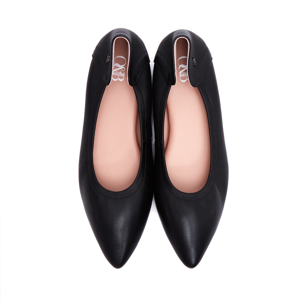 O&B รองเท้าหนังแท้ รุ่น HEPBURN DEAR IN DAILY BLACK-11277CS00017F_C5BKXX