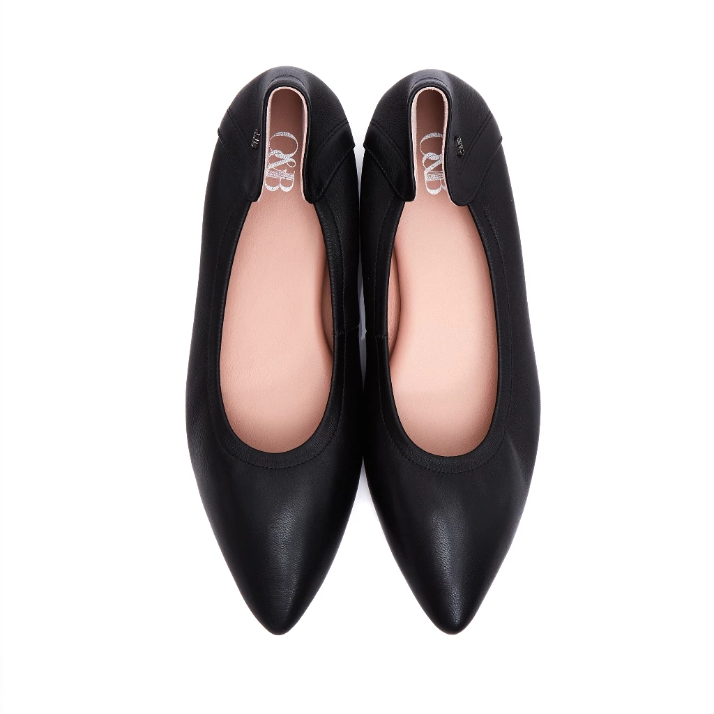 O&B รองเท้าหนังแท้ รุ่น HEPBURN DEAR IN DAILY BLACK-11277CS00017F_C5BKXX
