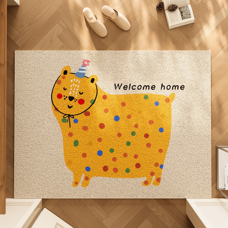 New! พรมเช็ดเท้า Doormat ลายการ์ตูนแมวเหมียวลายจุด MAT AGA3 พรม
