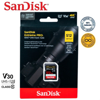 SanDisk 512GB Extreme PRO SDXC (R200/W140)
