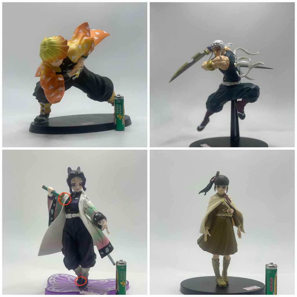Demon slayer figures Zenitsu,Shinobu,Inosuke