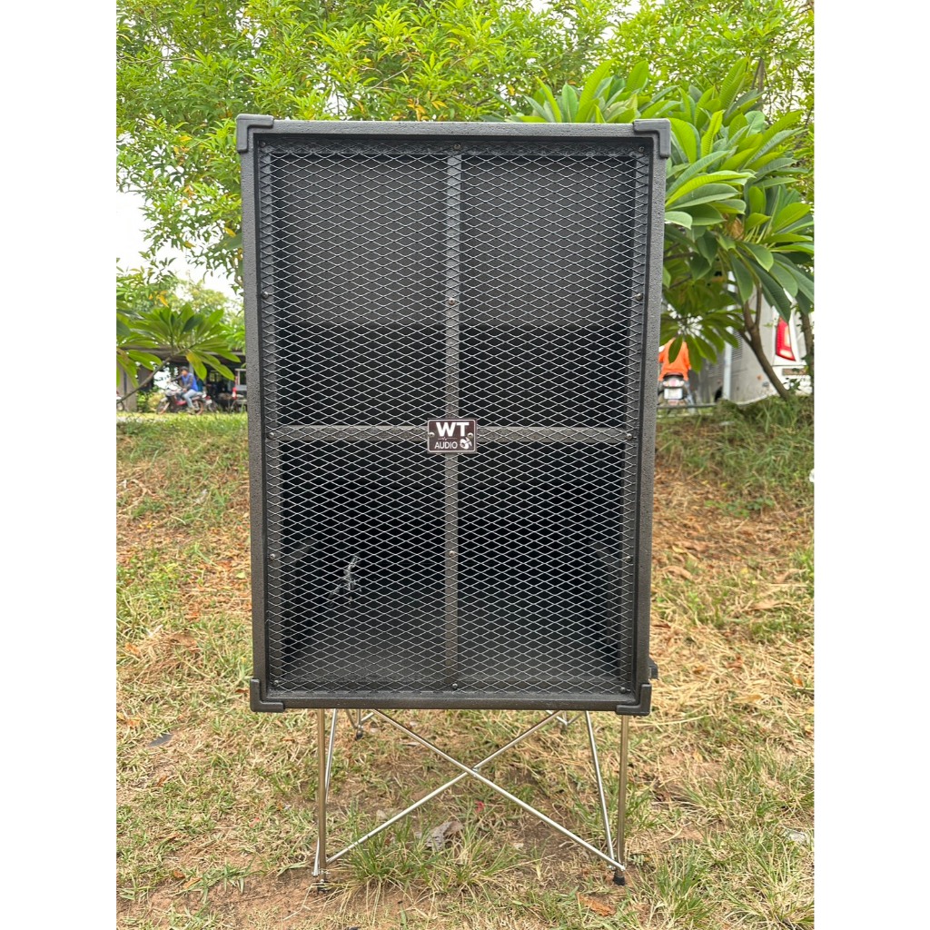 ตู้เบสเทอร์ โบ15นิ้ว ไม้อัดแท้เกรดAAA ไม้อัด15มิล(ตู้เปล่า)พ่นสีระเบิด งานตัดด้วยเครื่่องCNC