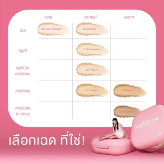 Glad2Glow Perfect Blurring Powder Foundation 8.5 g.