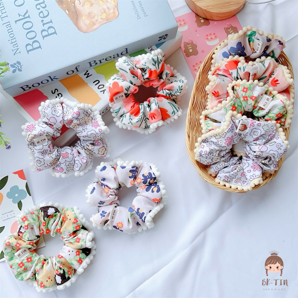 ยางรัดผม •BK-TIN HANDMADE• Fiorita Luxe Collection