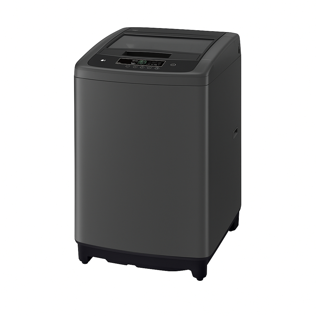LG เครื่องซักผ้าแบบอัติโนมัติฝาบน ยี่ห้อแอลจี 13 กก. สีดำ รุ่น T2313VSPB1 /01