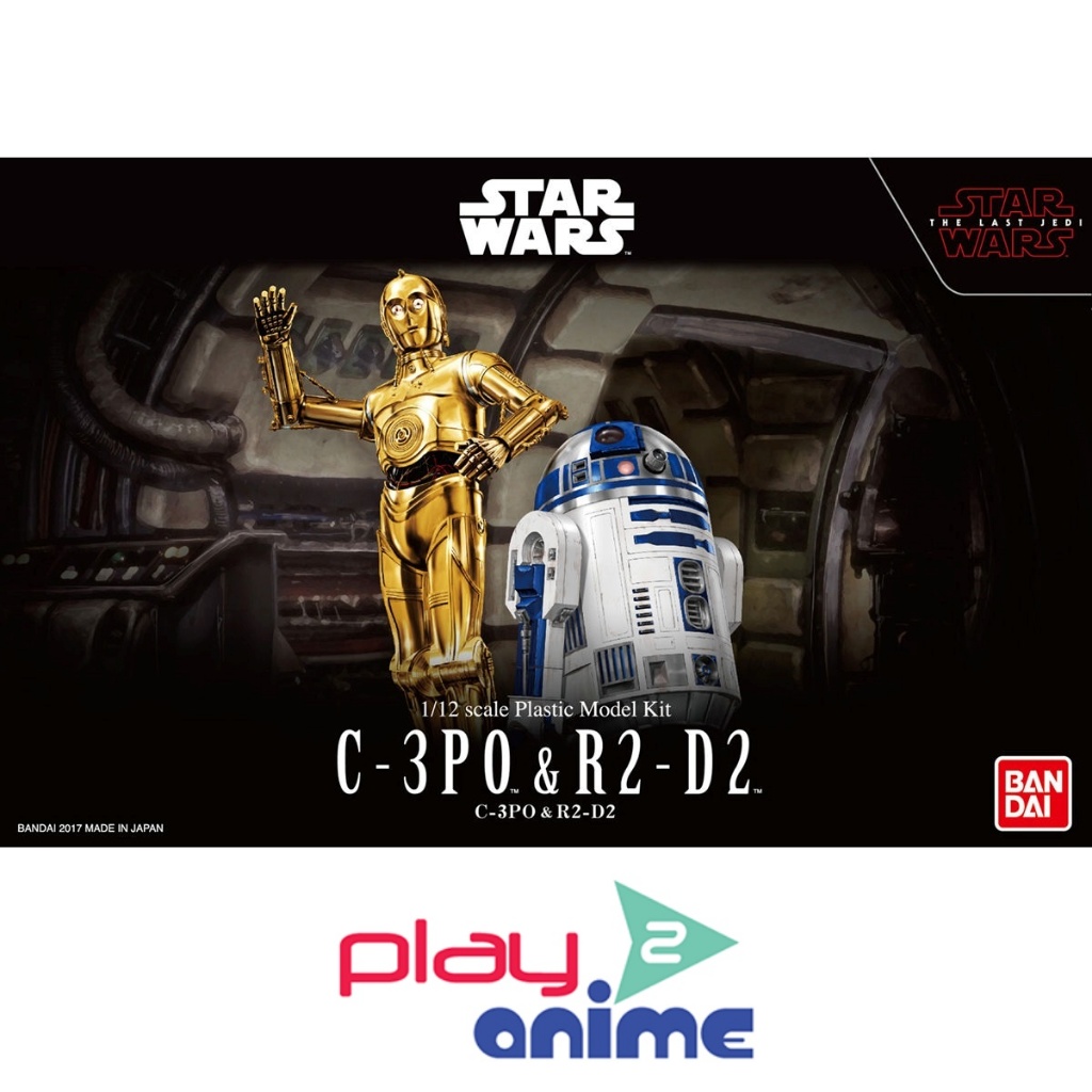 Bandai Star Wars 1/12 C-3PO & R2-D2 - The Last Jedi (Plastic model)