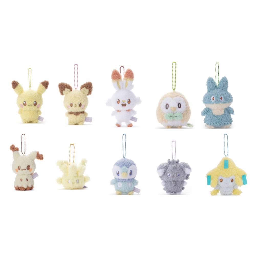 [Direct from Japan] TAKARA TOMY Pokemon Peaceful Space Mascot Key Chain Poke Peace Japan NEW