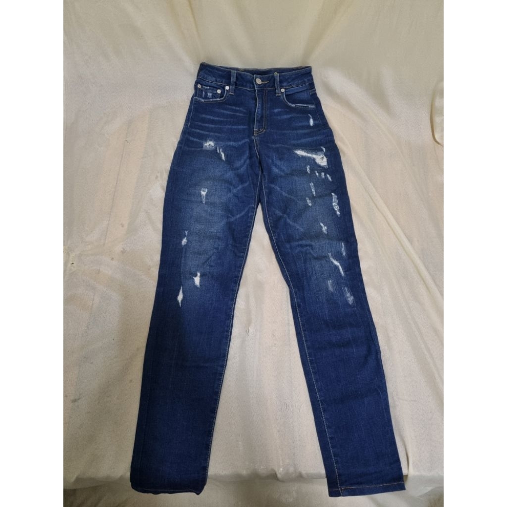 z146 CPS jeans กางเกงยีนส์ผ้ายืดผู้หญิงแบรนด์แท้มือสอง