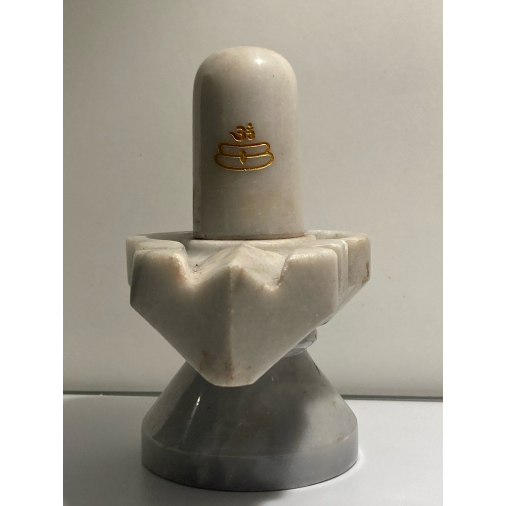 ศิวลึงค์ หินอ่อน (   Shiva Linga, marble) พร้อมส่ง