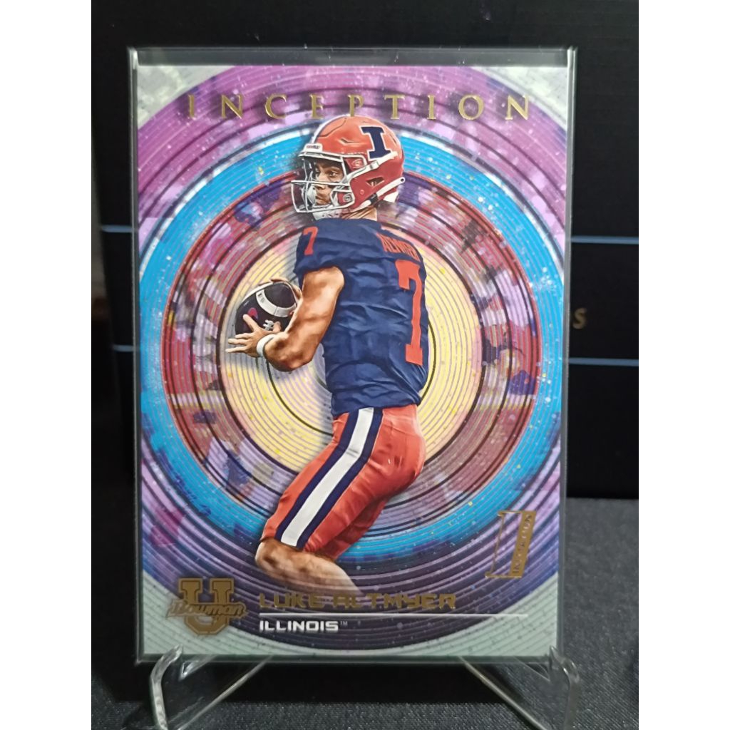 การ์ดNFL 2022-23 Bowman Inception University  Luke Altmyer Rookie Card - Illinois