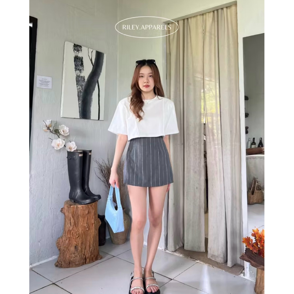 ส่งต่อ riley.apparels กระโปรงกางเกง รุ่น Terry skorts สินค้ายังมีจำหน่ายอยู่