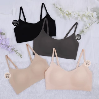 NAMI AirBond AllDay Bra เสื้อในไร้โครง ใส่สบาย แห้งไว ระบายอากาศดี ฟองน้ำทรงสวย บราไร้ขอบ ผ้านุ่ม ไม่อับชื้น NMI-BBRA01