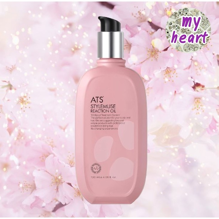 ATS Style Muse Reaction Oil 120 ml (โฉมใหม่) ออยล์เพิ่มความชุ่มชื้น และให้เส้นผมเงางาม