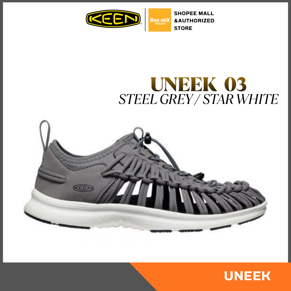 KEEN UNEEK O3 (STEEL GREY/STAR WHITE) รองเท้า คีน แท้ รุ่นฮิต ชาย