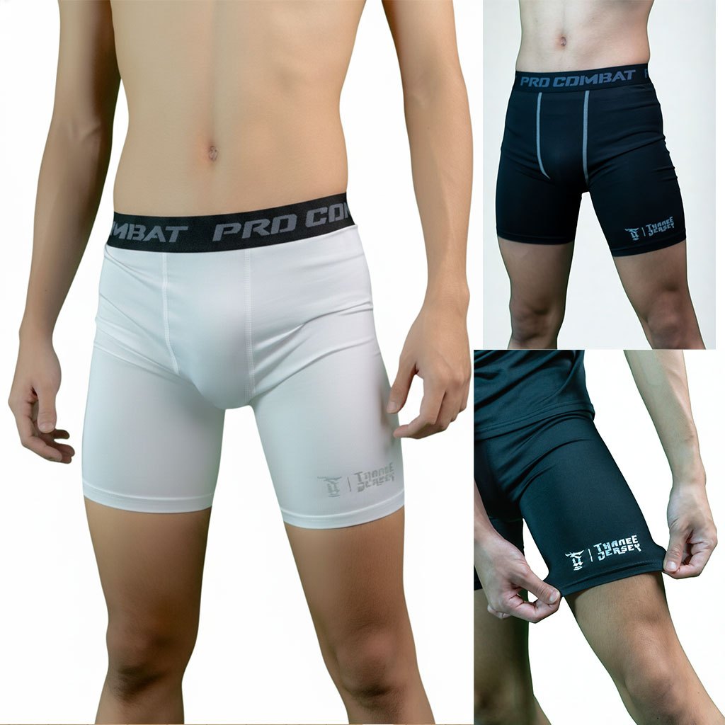 กางเกงรัดกล้ามเนื้อผู้ชาย กางเกงรัดกล้ามเนื้อขาสั้น รุ่น LK ขาสั้น