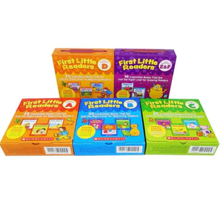หนังสืออ่านภาษาอังกฤษสำหรับเด็ก วัย2-6 ขวบ นิทานก่อนนอนภาษาอังกฤษ box set First little reader(03757134)