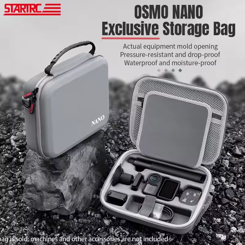 STARTRC DJI OSMO NANO Multi-purpose Storage Bag PU Leather Shoulder Travel Bag