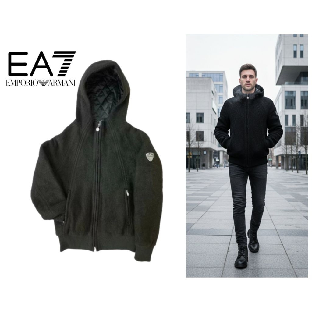 EA7 Armani 💯 แจ็คเก็ตกันหนาว อก 40" สภาพดี