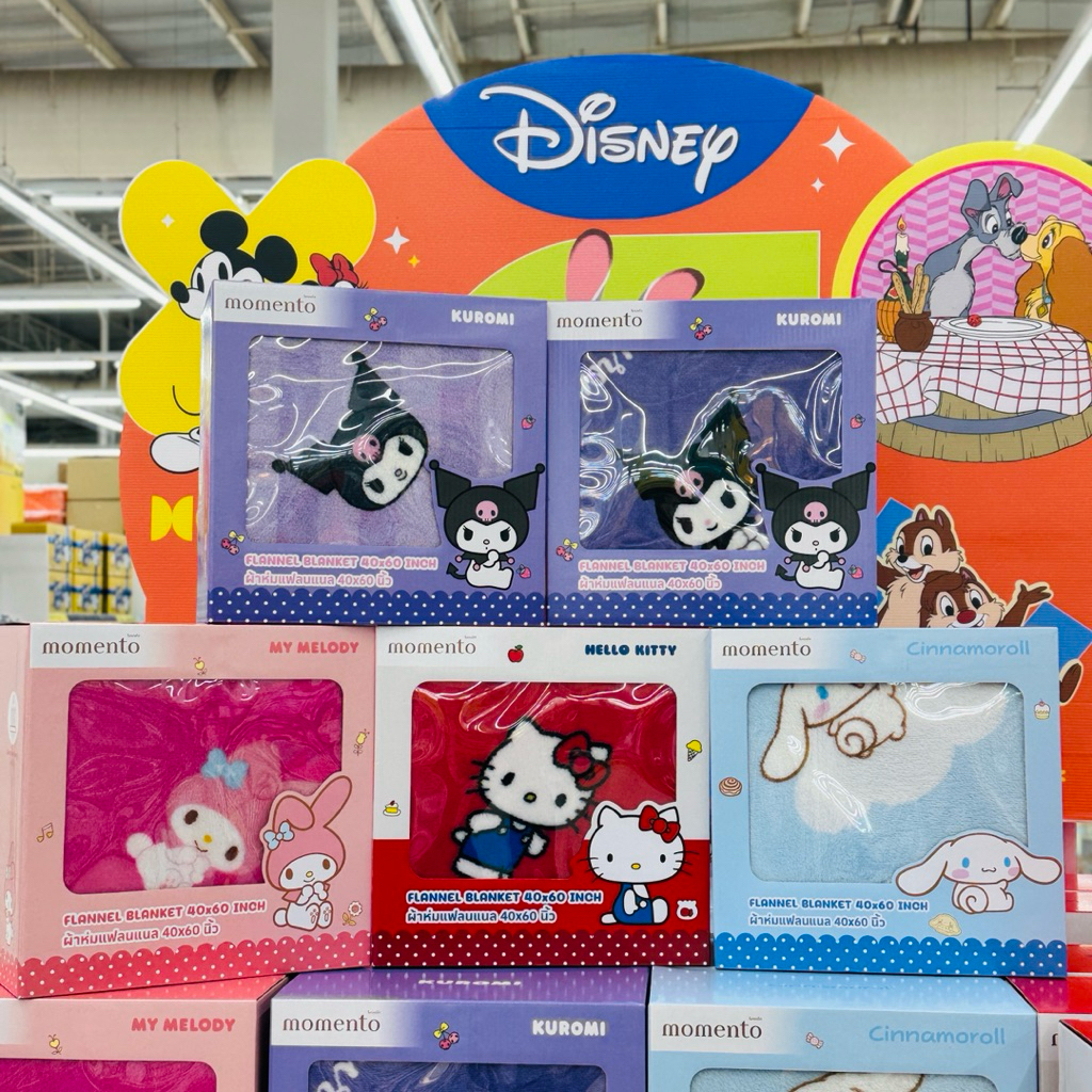 ‼️รับหิ้ว ‼️ ผ้าห่มแฟลนแนล 40x60 นิ้ว ลายลิขสิทธิ์