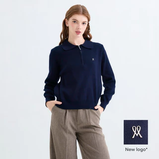 (3ไซส์ 6สี) GOODIE SWEATER เสื้อไหมพรมแขนยาวคอปก ซิปหน้า รุ่น T103 - Mesave