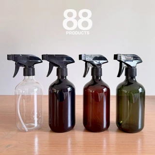 ขวดสเปรย์พลาสติก ขวดทรงกลม+หัวสเปรย์ ขนาด 300 500 ML เกรดอย่างดีพร้อมหัวปั๊ม พร้อมส่ง ส่งไว