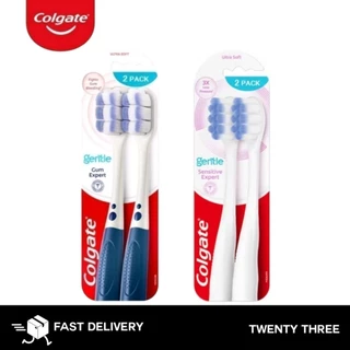 Colgate Gentle Gum Expert Toothbrush คอลเกต แปรงสีฟัน แปรงคอลเกต เจนเทิล เซนซิทีฟ เอ็กซ์เปิร์ต แปรงแพ็คคู่