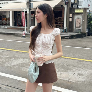 3pcs.basket "T2509" Summer top เสื้อแขนตุ๊กตา